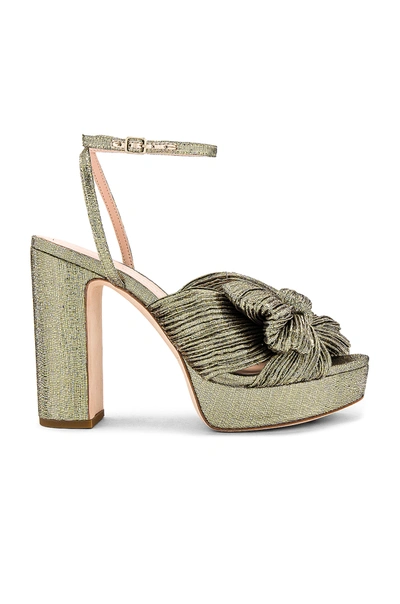 Shop Loeffler Randall Natalia Platform Sandal In Gold