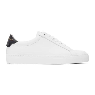 Shop Givenchy White & Black Urban Knots Sneakers In 116-white/black
