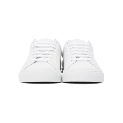 Shop Givenchy White & Black Urban Knots Sneakers In 116-white/black