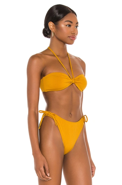 Shop Tropic Of C Savanna Bikini Top In Burnt Orange