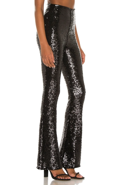 Shop Commando Sequin Flared Legging In Black