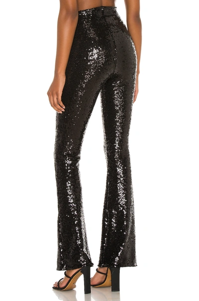 Shop Commando Sequin Flared Legging In Black