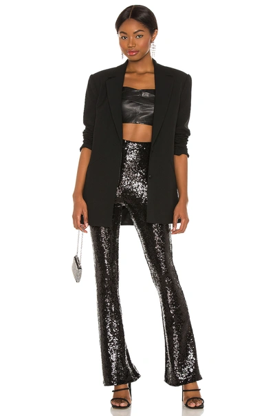 Shop Commando Sequin Flared Legging In Black