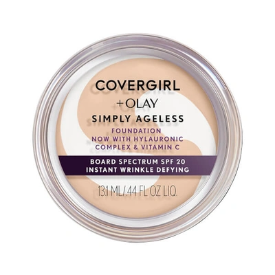 Shop Covergirl Simply Ageless Instant Wrinkle Defying Foundation 7 oz (various Shades) - Classic Beige