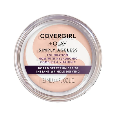 Shop Covergirl Simply Ageless Instant Wrinkle Defying Foundation 7 oz (various Shades) - Creamy Natural