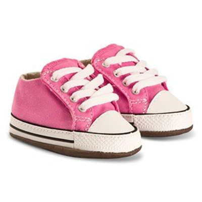 Shop Converse Pink/ Ivory/white Chuck Taylor All Star Infants Crib Shoes