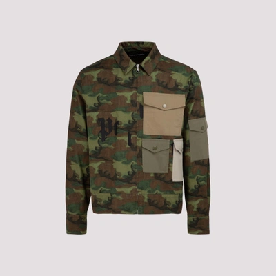 Shop Palm Angels Palm Angel In Camo Military
