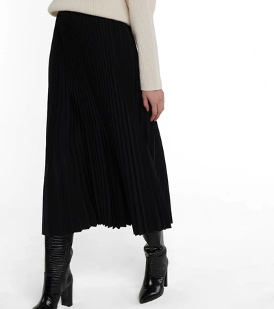 Co Essentials Elastic-waist Pleated Skirt In Black | ModeSens