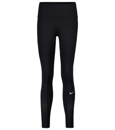 Shop Nike Epic Luxe High-rise Leggings In Black