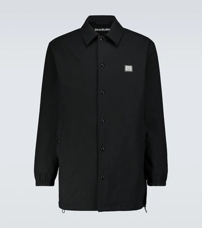 Shop Acne Studios Oscoda Struct Face Jacket In Black