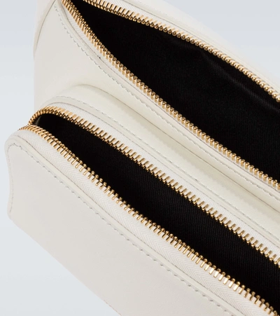 Shop Tom Ford Leather Belt Bag In White