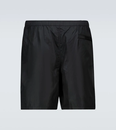 Shop Valentino Vltn Swim Shorts In Black