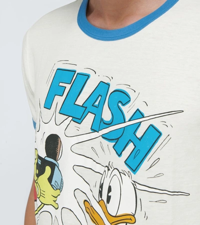 Shop Gucci Disney X  Donald Duck© Printed T-shirt In White