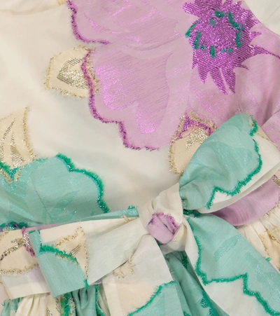 Shop Morley Jelsa Floral Cotton-blend Dress In Multicoloured