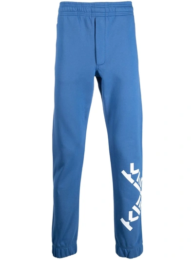 Shop Kenzo Sport Big X Track Pants In Blue