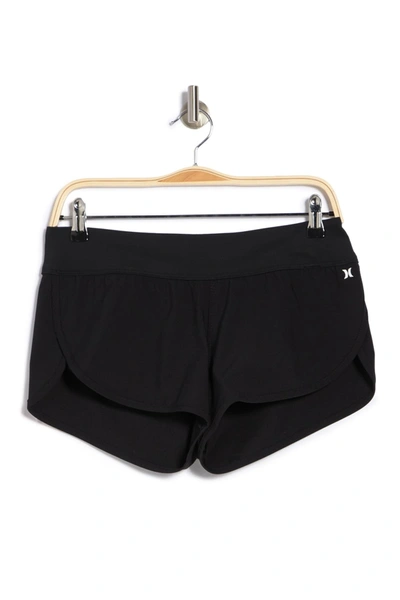 Shop Hurley Phantom Beachrider Shorts In Black
