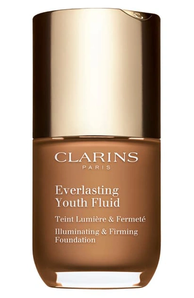 Shop Clarins Everlasting Youth Fluid Foundation In 118.5 Chocolate