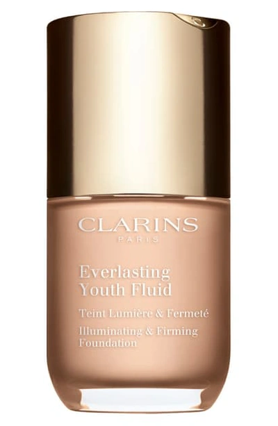 Shop Clarins Everlasting Youth Fluid Foundation In 100 Lily