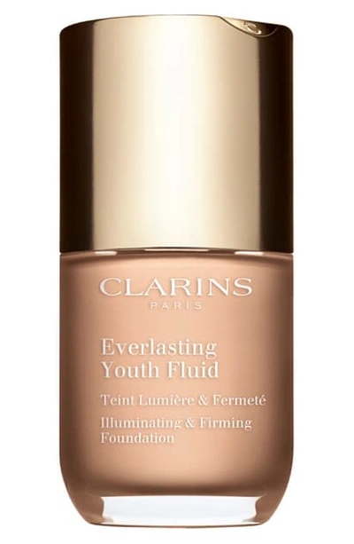 Shop Clarins Everlasting Youth Fluid Foundation In 102.5 Porcelain