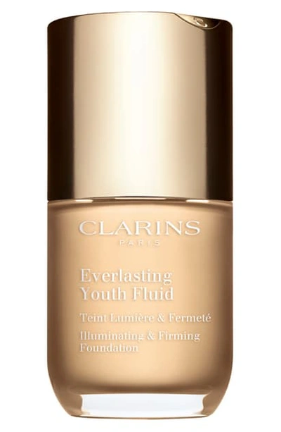 Shop Clarins Everlasting Youth Fluid Foundation In 100.5 Cream