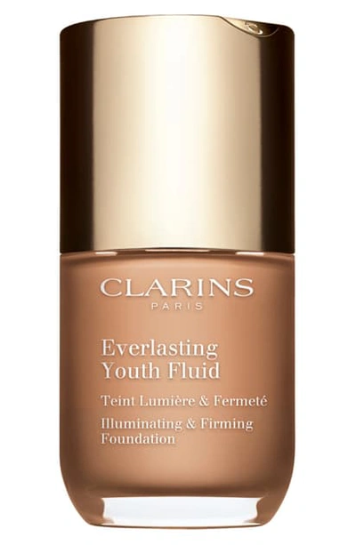 Shop Clarins Everlasting Youth Fluid Foundation In 112 Amber