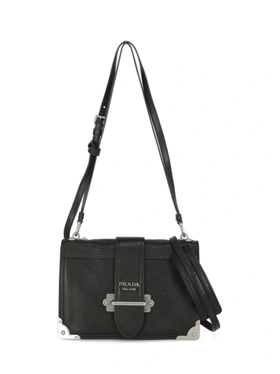 Shop Prada Cahier In Black