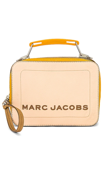 Shop Marc Jacobs The Box 20 Bag. In Apricot Beige Multi