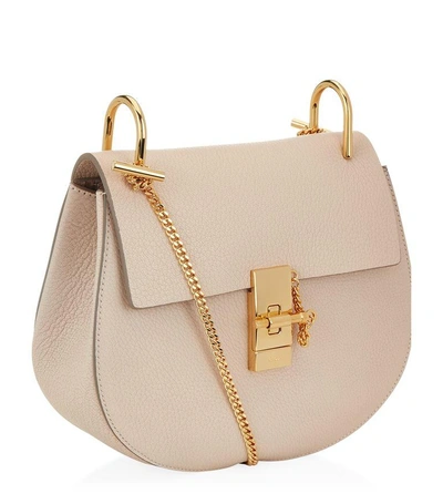 Shop Chloé Small Drew Shoulder Bag In Abstract White