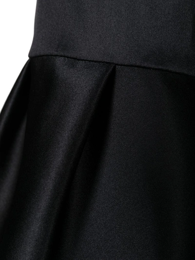 Shop La Perla Exotique Flared-cuffs Robe In Black