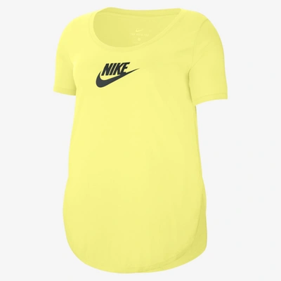 Shop Nike Sportswear Essential Women's Tunic In Light Zitron