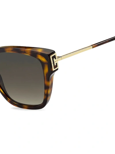 Shop Givenchy 55mm Square Sunglasses In Havana