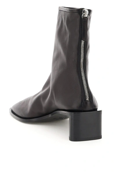 Shop Acne Studios Bertine Leather Boots In Black