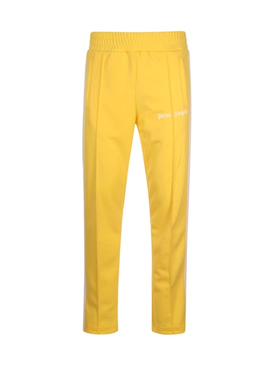 Shop Palm Angels Classic Track Pants In Yellow & Orange