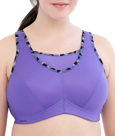 Shop Glamorise No-bounce Cami Wire-free Sports Bra In Purple