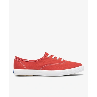 Shop Keds Washable Champion Feat. Organic Cotton In Aura Red
