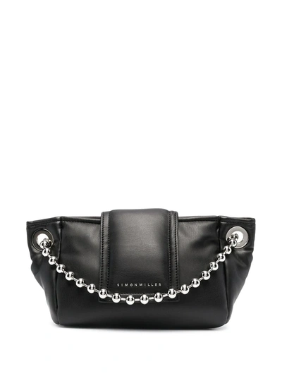 Shop Simon Miller Dumpling Faux Leather Bag In 90303 Black