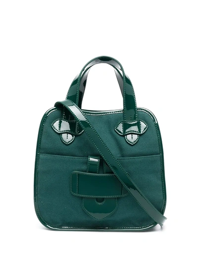 Shop Tila March Zelig M Canvas Tote Bag In Green