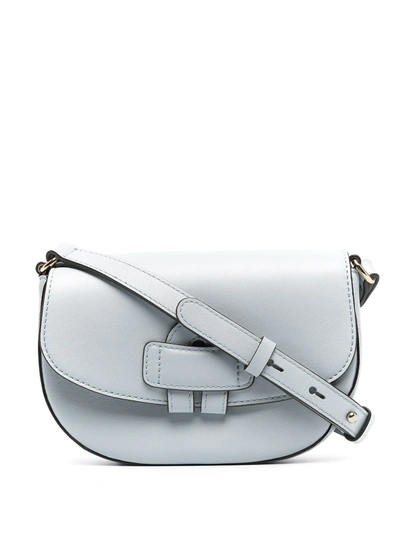 Shop Tila March Mini Zelig Crossbody Bag In Grey