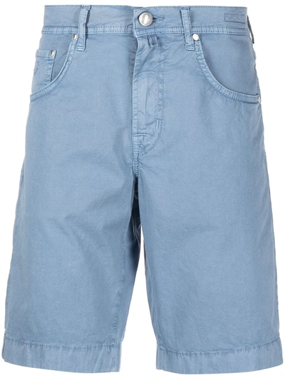 Shop Jacob Cohen Classic Bermuda Shorts In Blue