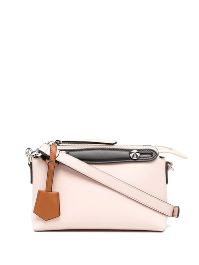 Shop Fendi Mini By The Way Crossbody Bag In Pink