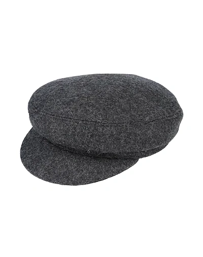 Shop Isabel Marant Hats In Steel Grey