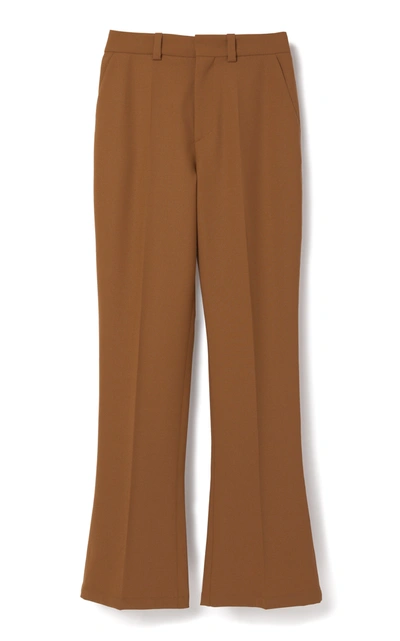 Shop Aeron Jamuna Straight Leg Trousers In Brown
