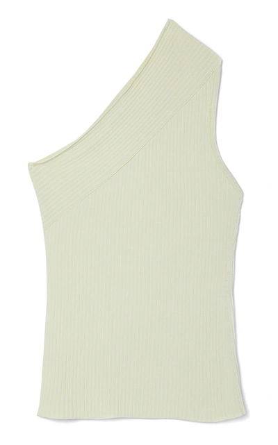 Shop Aeron Delhi Asymmetric Knit Top In White