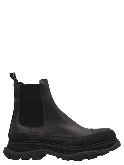 Shop Alexander Mcqueen Oversize Sole Shoes In Black