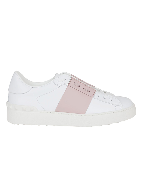 valentino white and pink sneakers