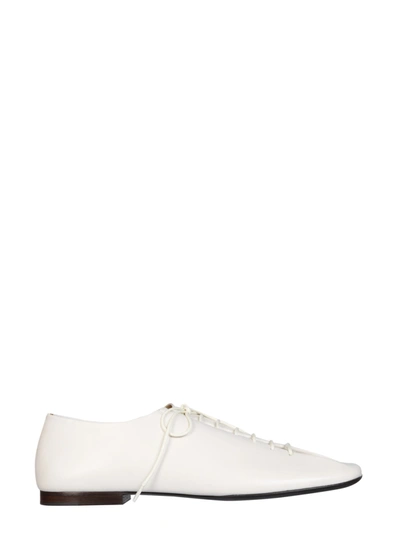 Shop Lemaire Derrby Shoes In Bianco