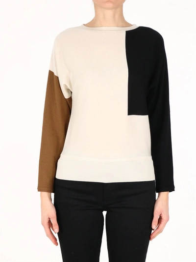 Shop Max Mara Pure Wool Yarn Sweater In Multicolor