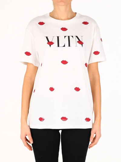 Shop Valentino T-shirt Vltn White