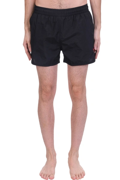 Shop Ami Alexandre Mattiussi Beachwear In Black Polyester