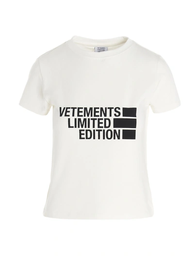 Shop Vetements Limited Edition -shirt In White